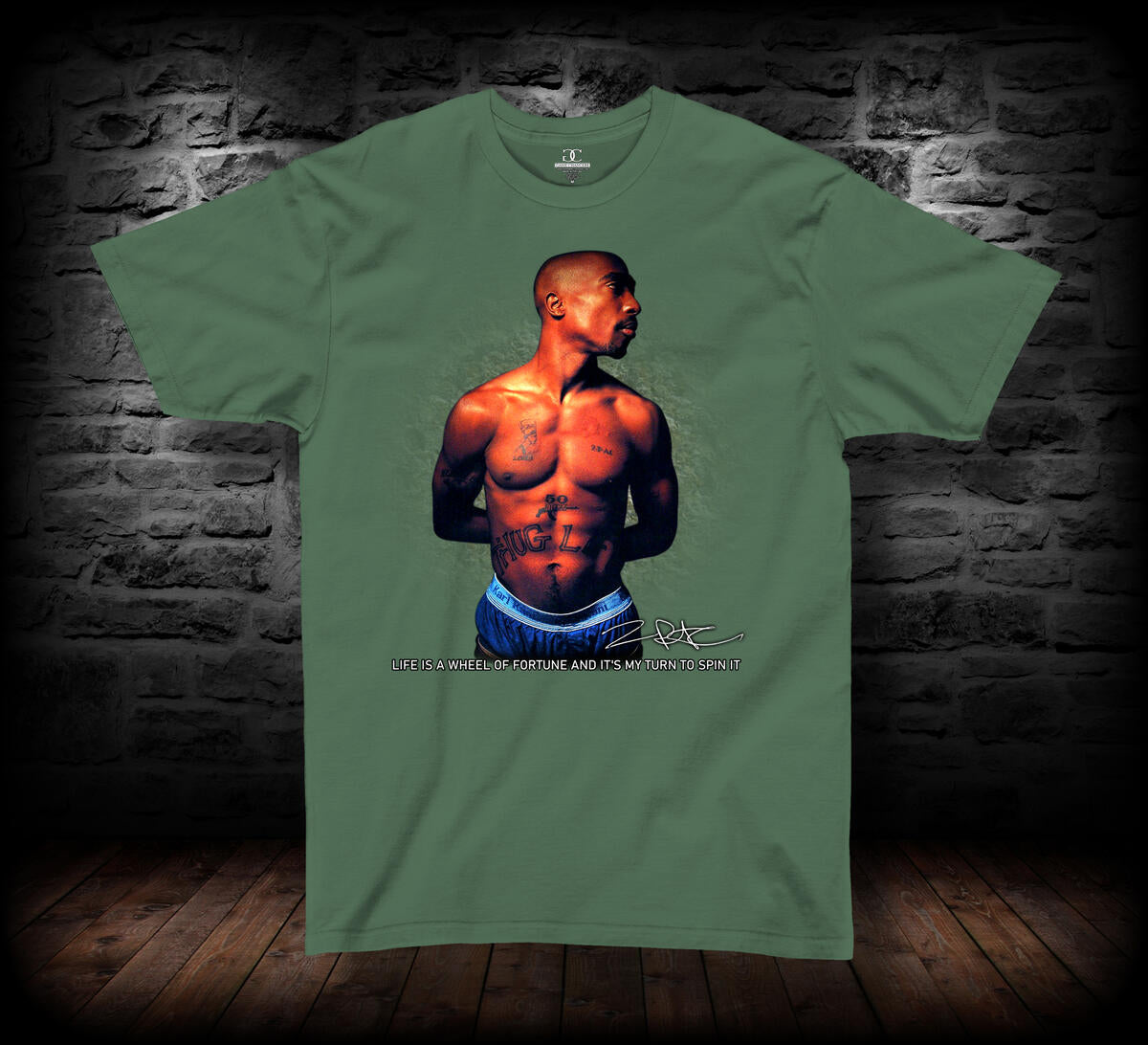 T-SHIRT TUPAC SPIN