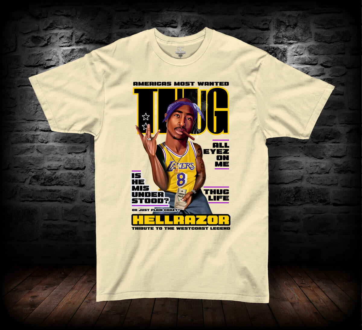 T-SHIRT 2PAC 33