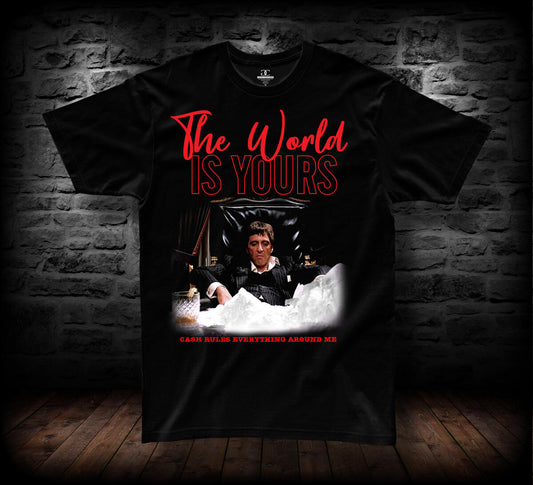 T-SHIRT THE WORLD IS YOURS