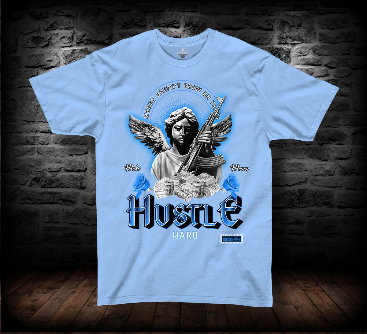 T-SHIRT GRAY ANGEL