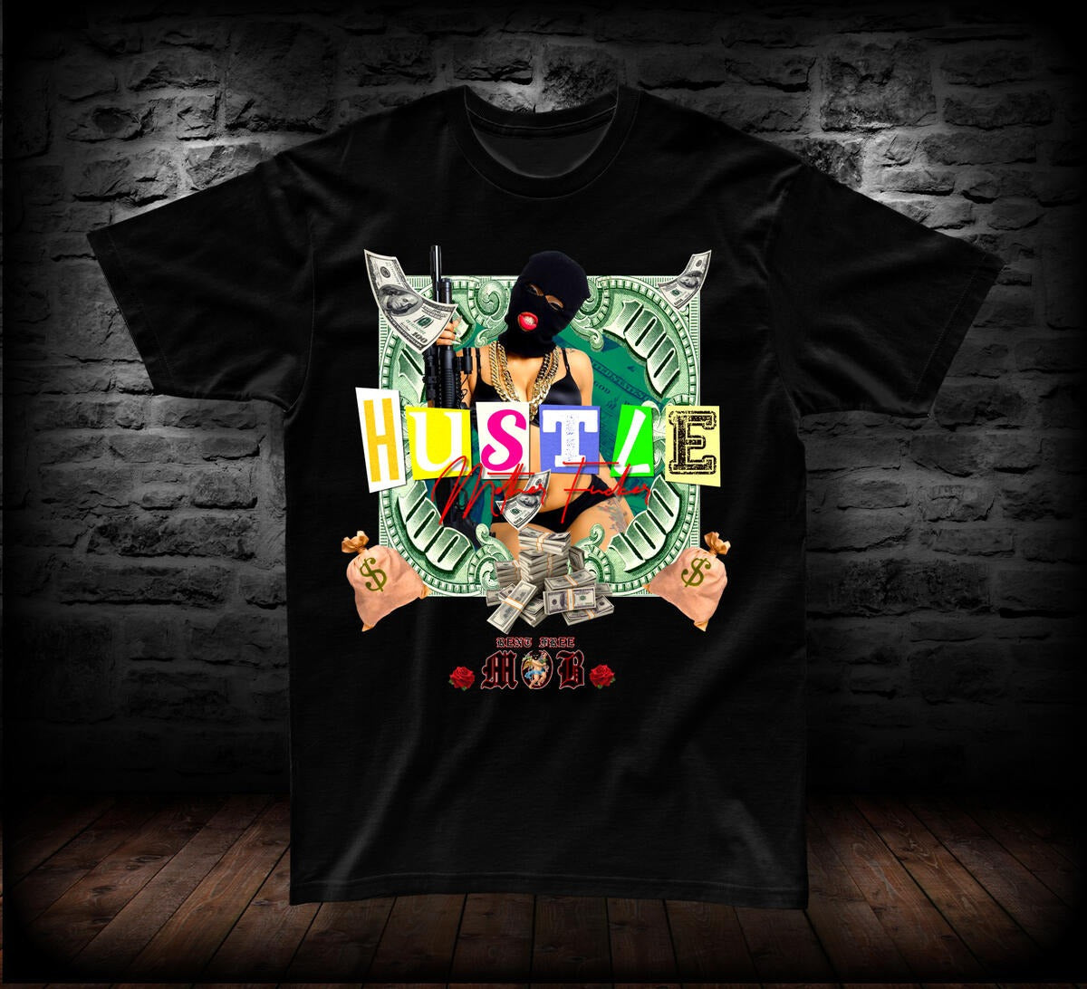 T-SHIRT HUSTLE MF