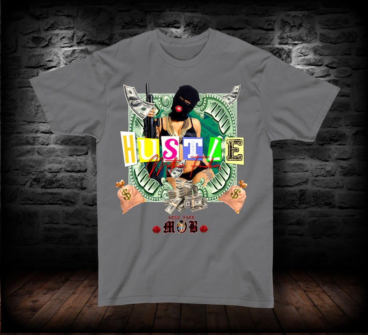 T-SHIRT HUSTLE MF