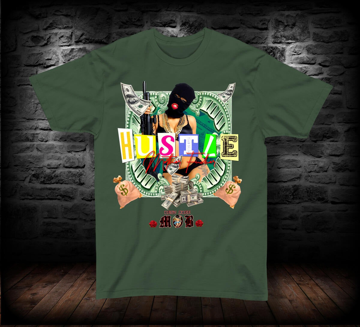 T-SHIRT HUSTLE MF