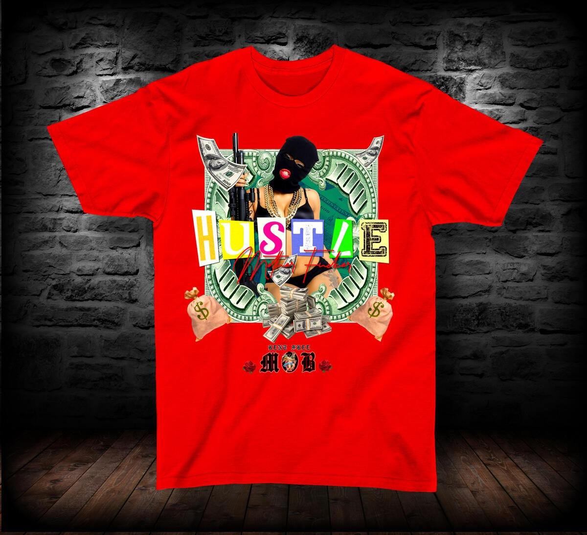 T-SHIRT HUSTLE MF