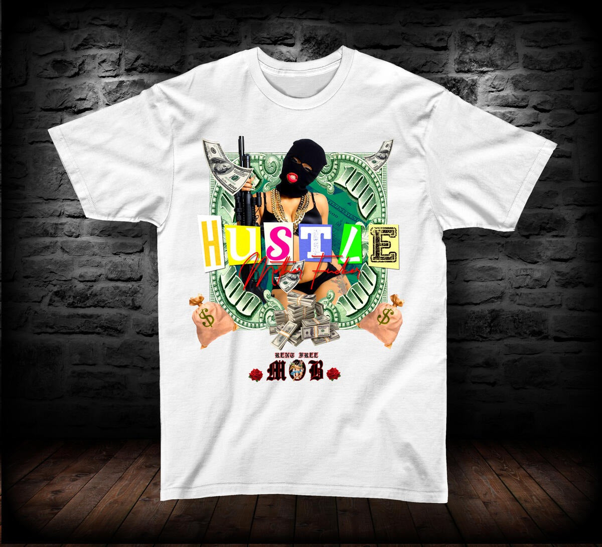 T-SHIRT HUSTLE MF