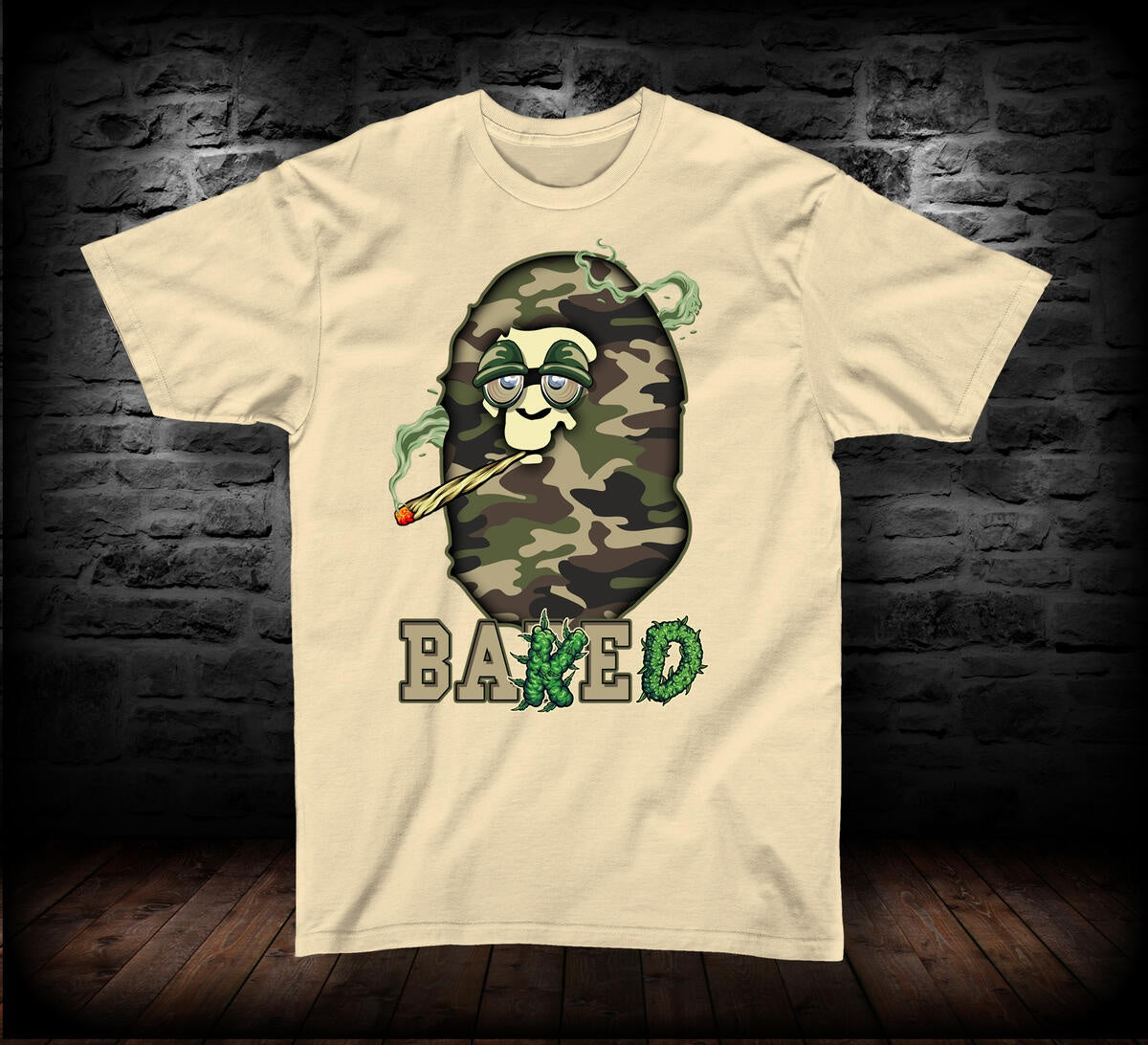 T-SHIRT BAKED CAMO