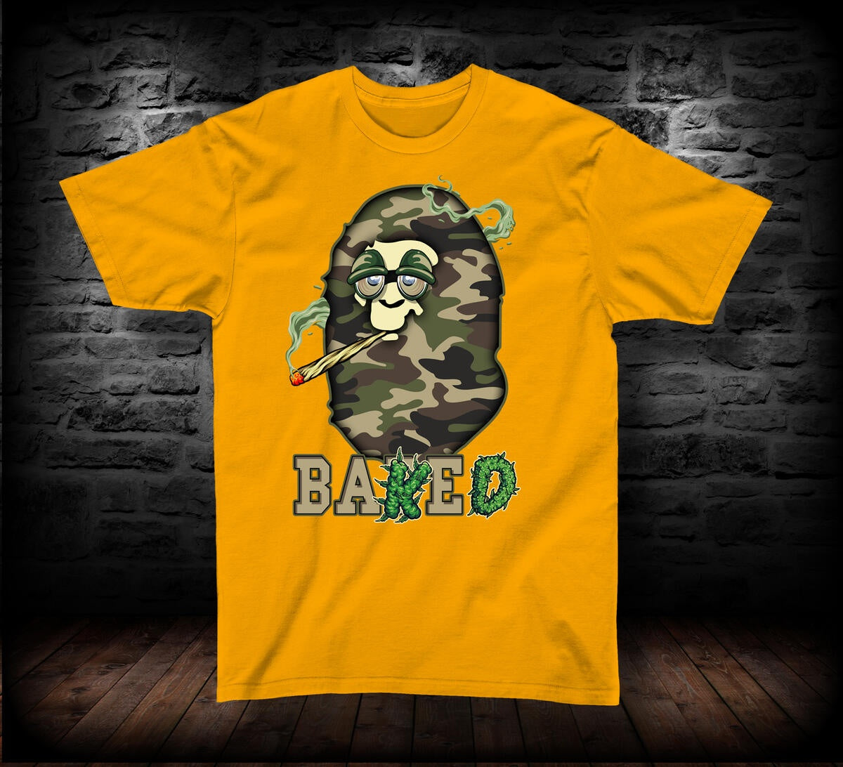 T-SHIRT BAKED CAMO