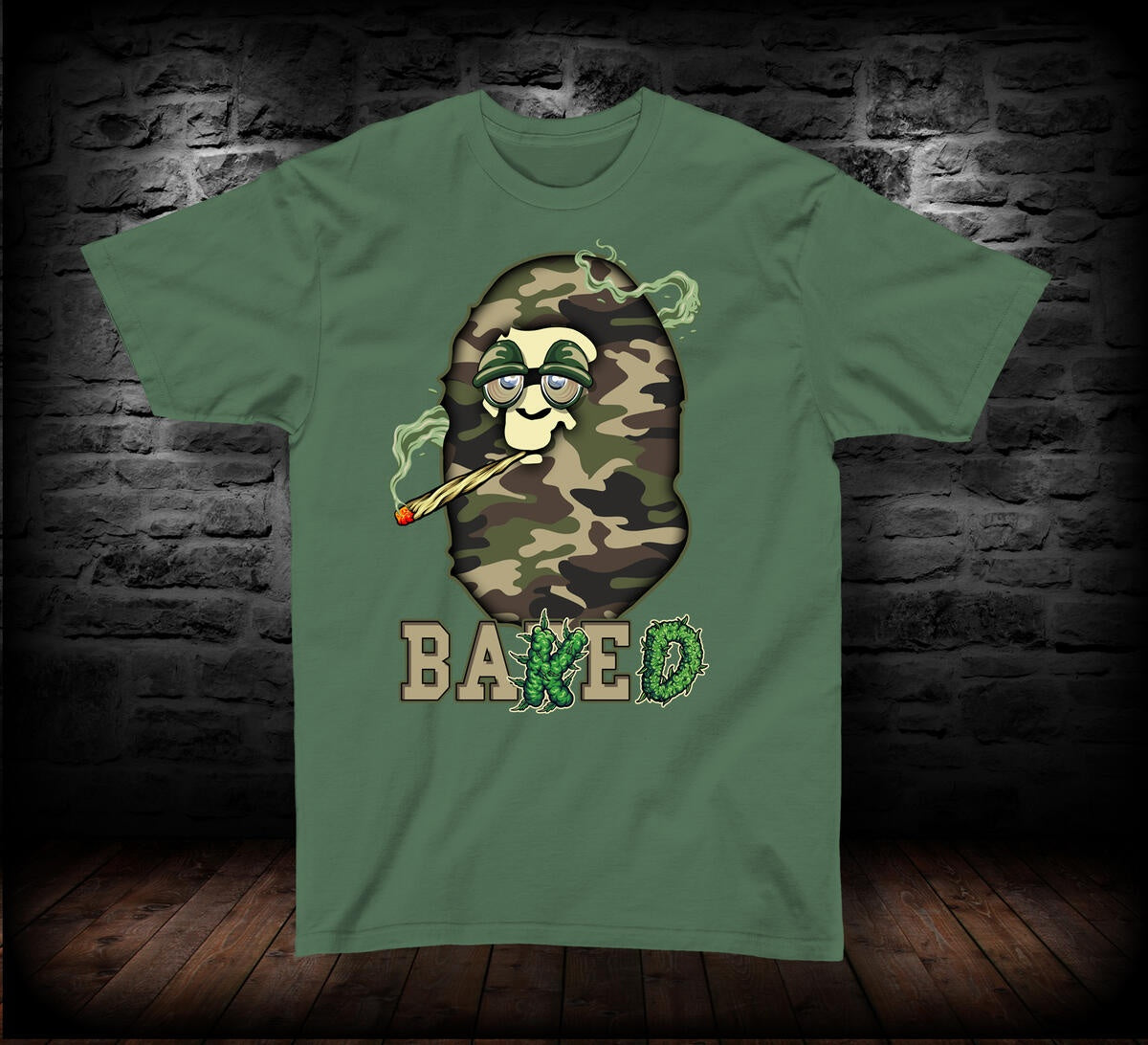 T-SHIRT BAKED CAMO