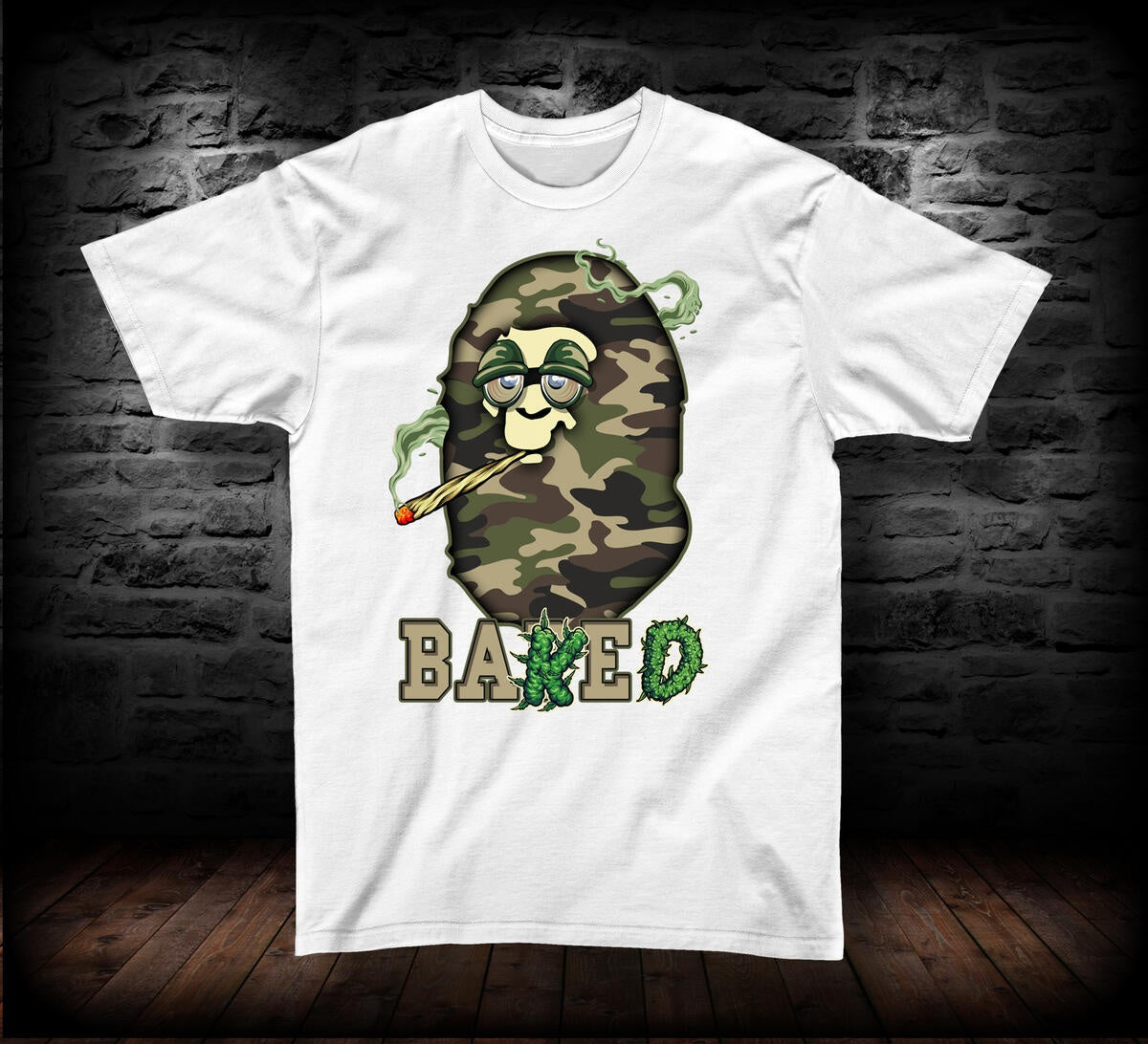 T-SHIRT BAKED CAMO