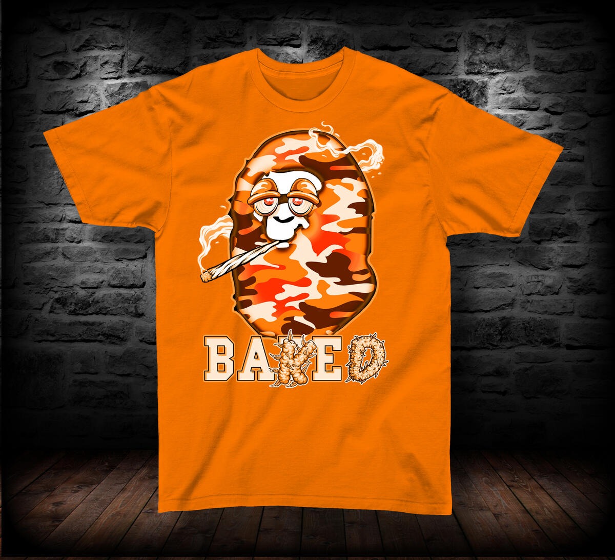 T-SHIRT BAKED ORANGE