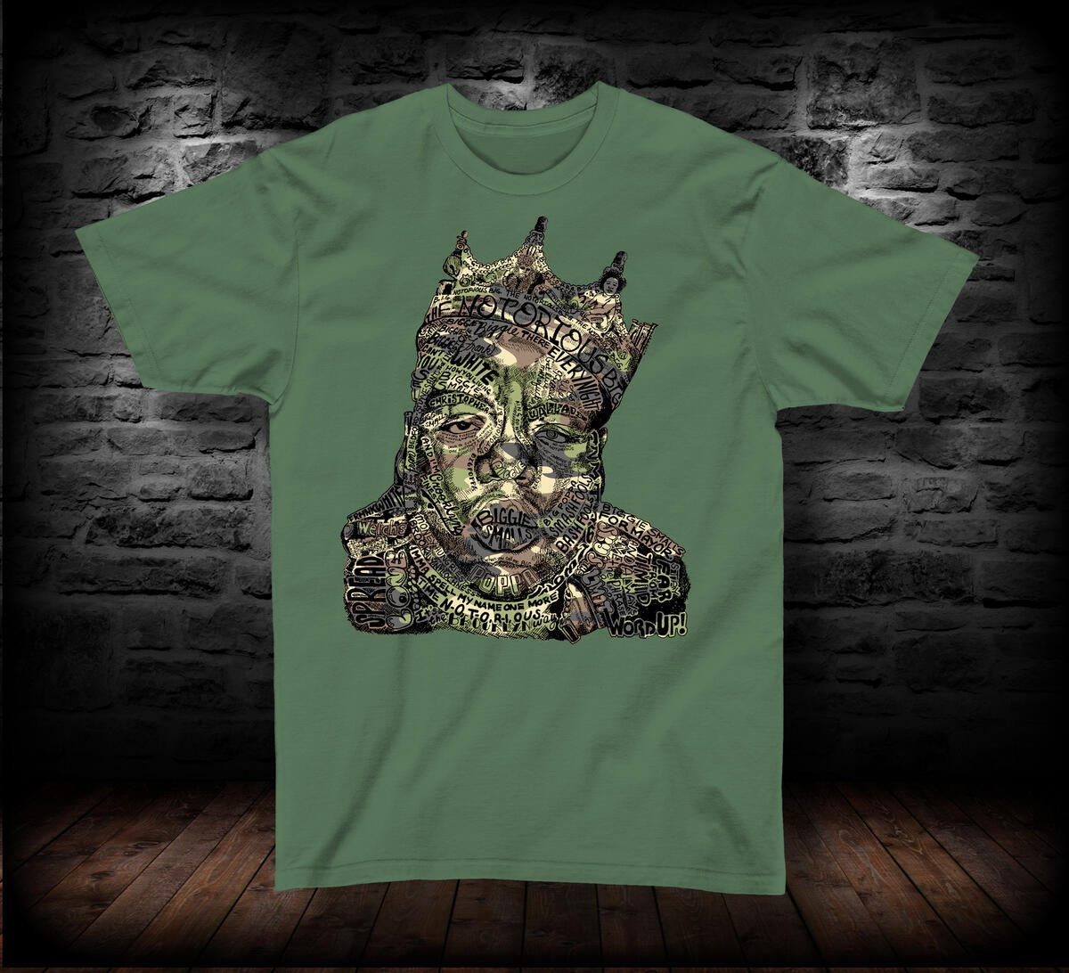 T-SHIRT BIGGIE CAMO