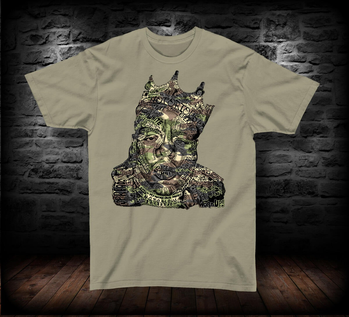 T-SHIRT BIGGIE CAMO