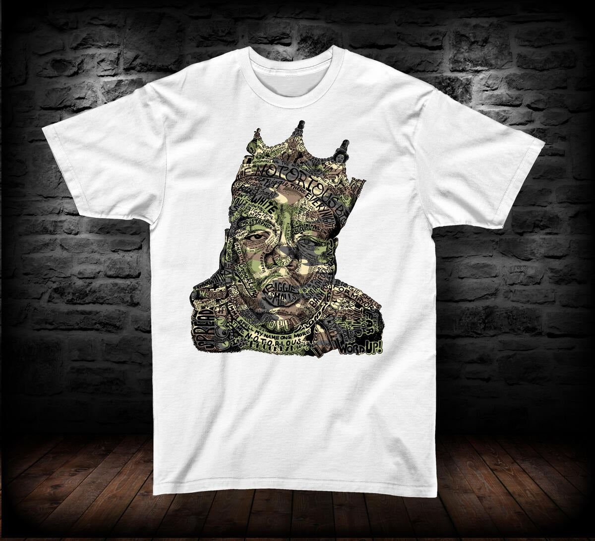 T-SHIRT BIGGIE CAMO