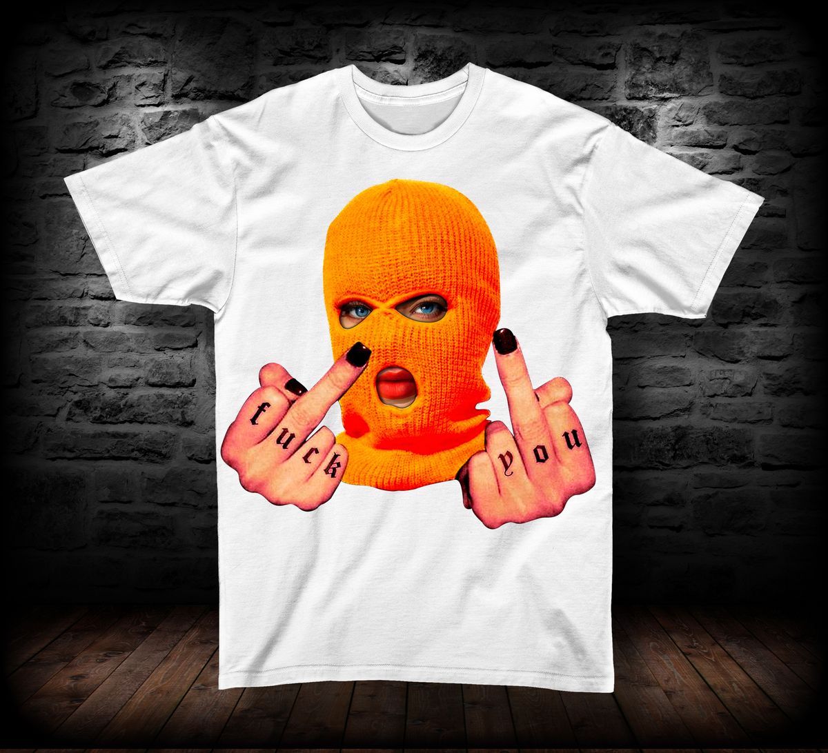 T-SHIRT ORANGE MASK