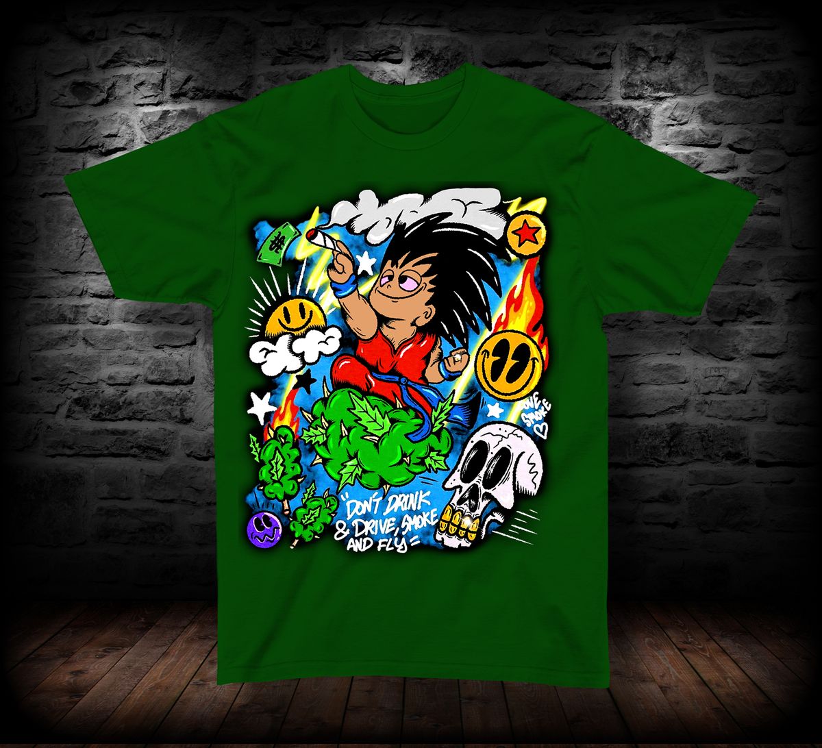 T-SHIRT ANIME SMOKER