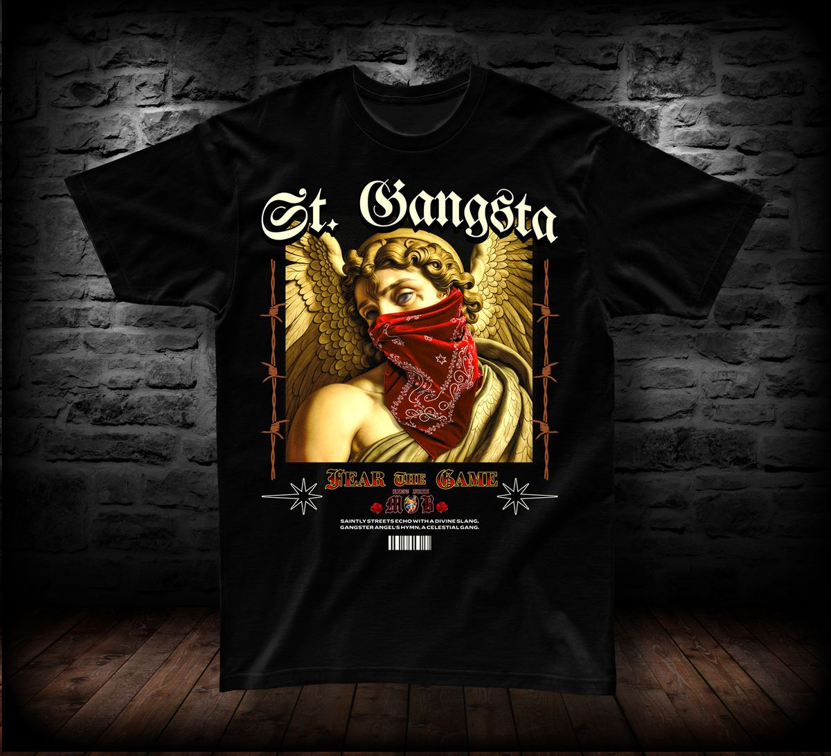 T-SHIRT ST GANSTA