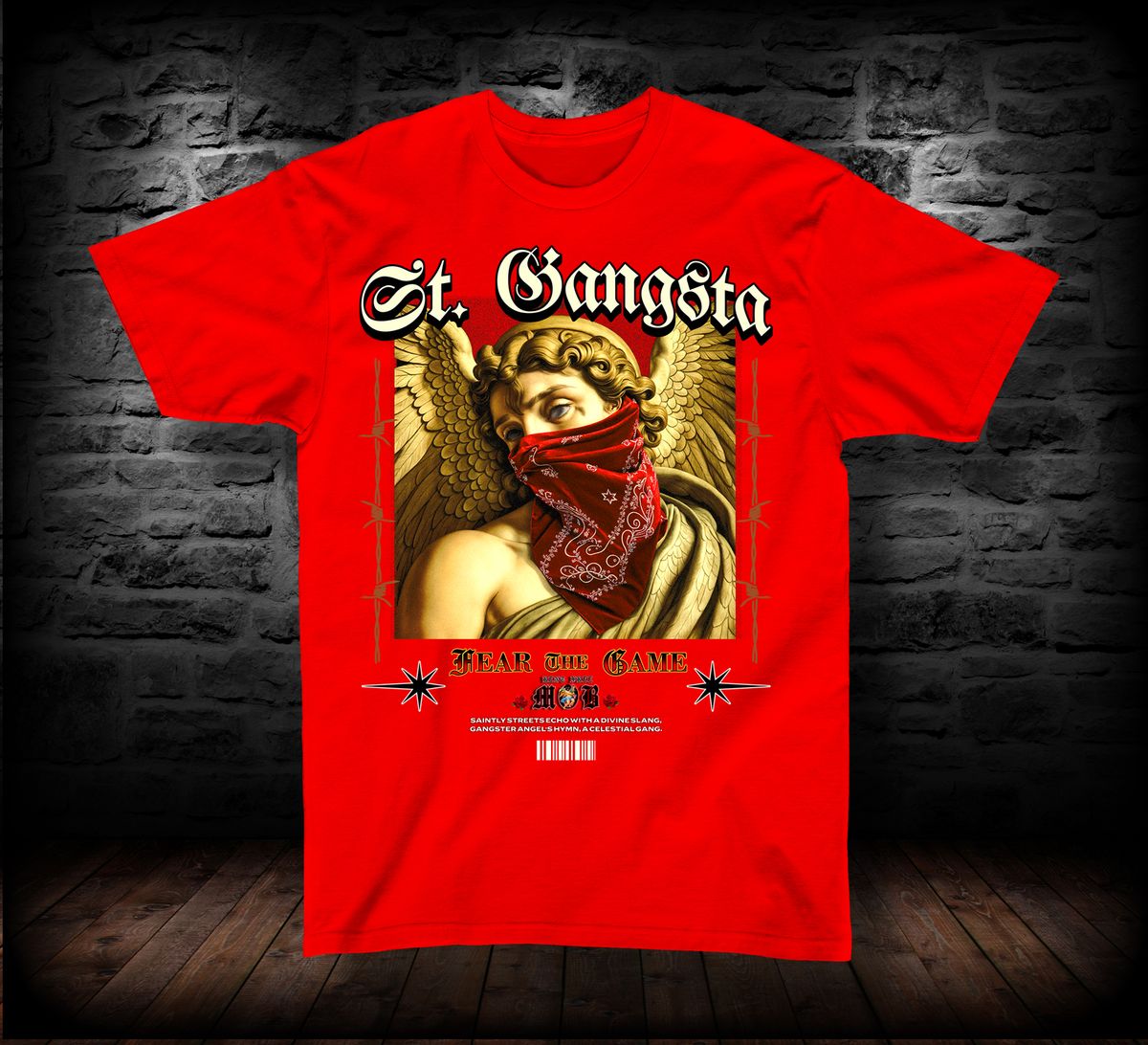 T-SHIRT ST GANSTA