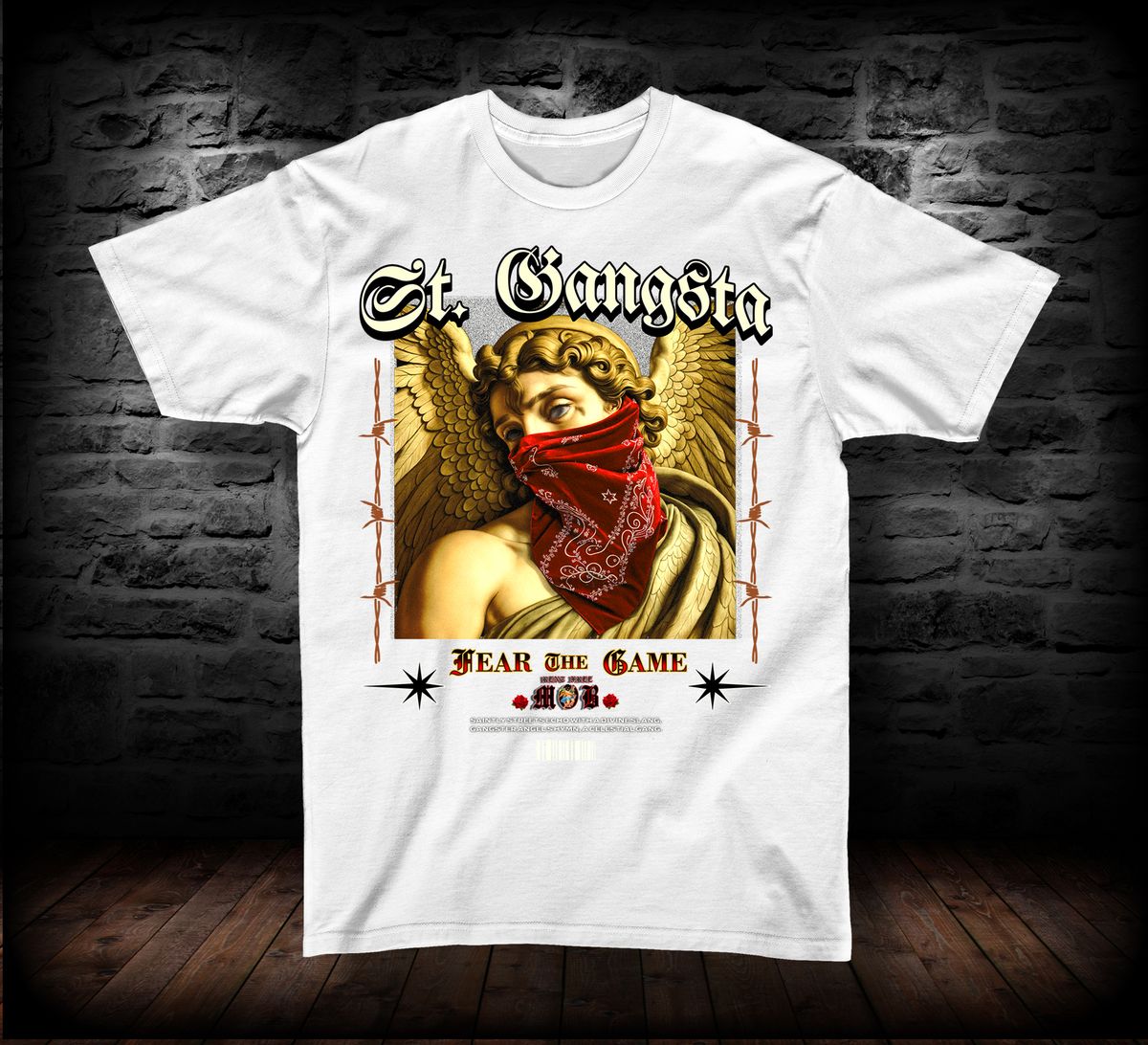 T-SHIRT ST GANSTA