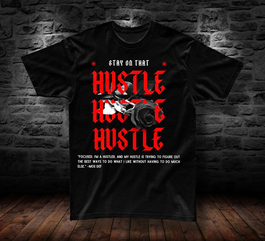 T-SHIRT HUSTLE ROSE