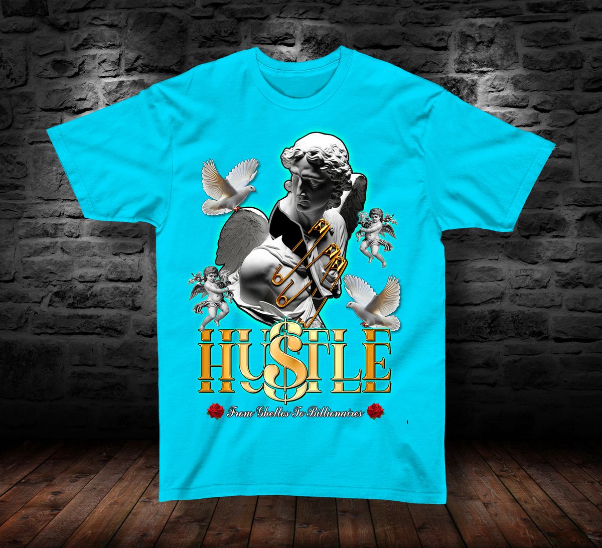 T-SHIRT HUSTLE SATUTE