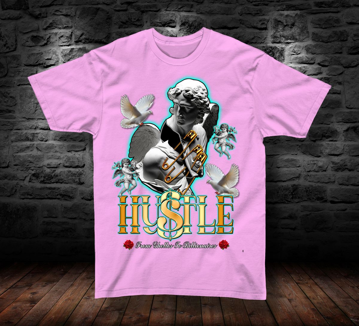 T-SHIRT HUSTLE SATUTE