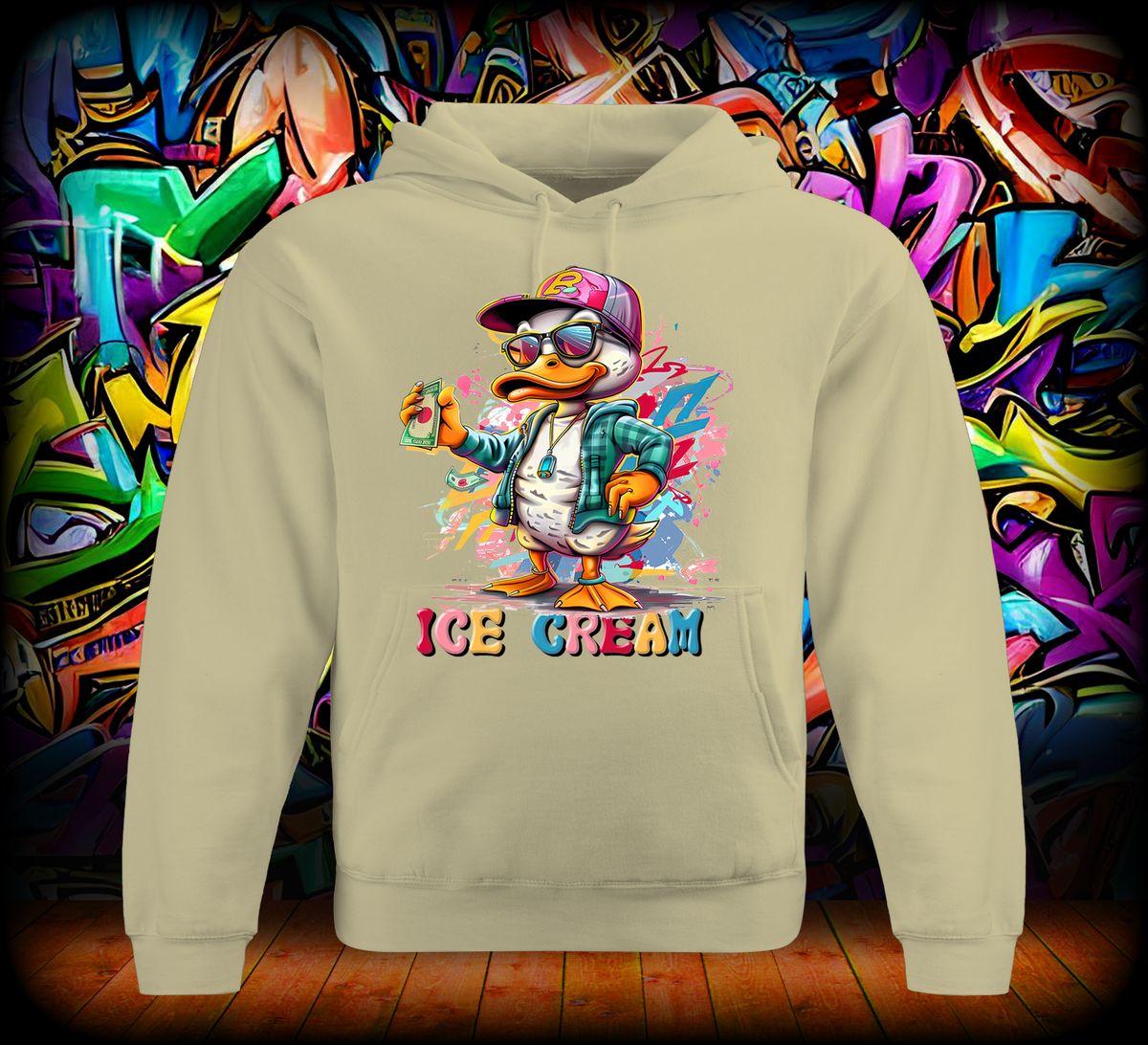 HOODIE CREAM DUCK