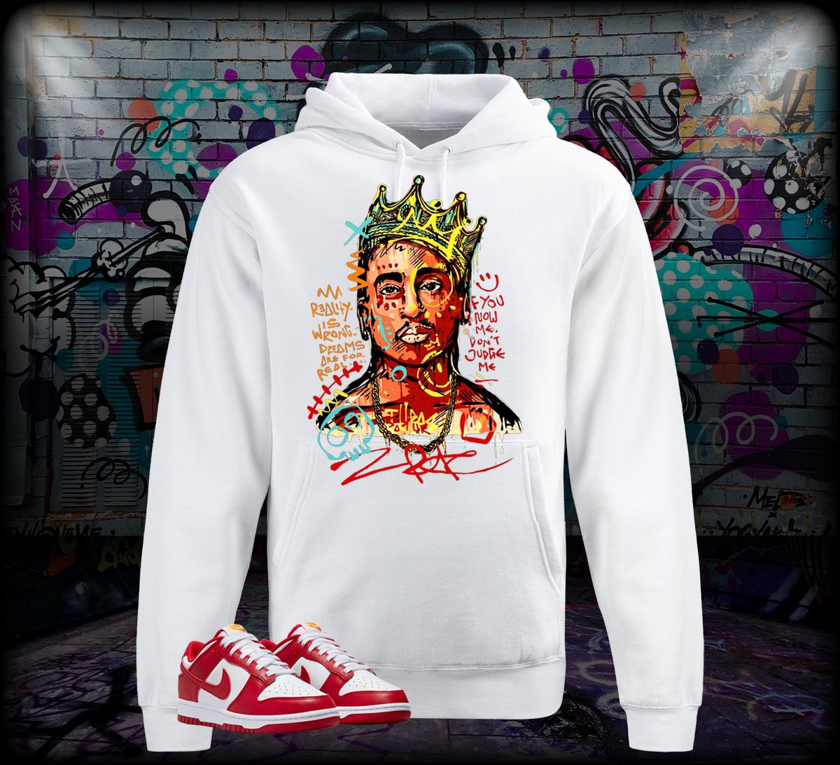 HOODIE PAC GRAFITTIE