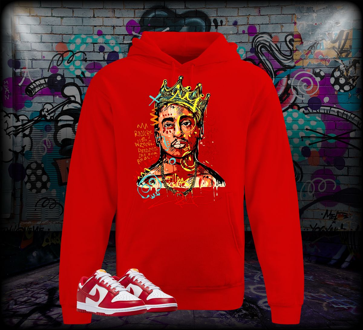 HOODIE PAC GRAFITTIE