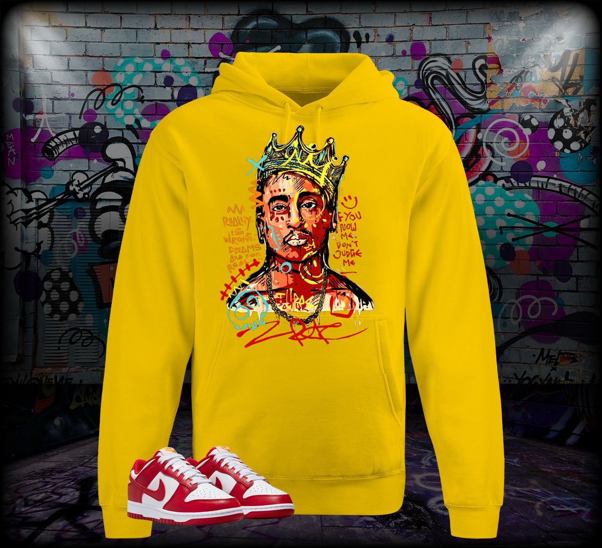 HOODIE PAC GRAFITTIE