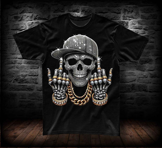 T-SHIRT DIAMOND SKULL