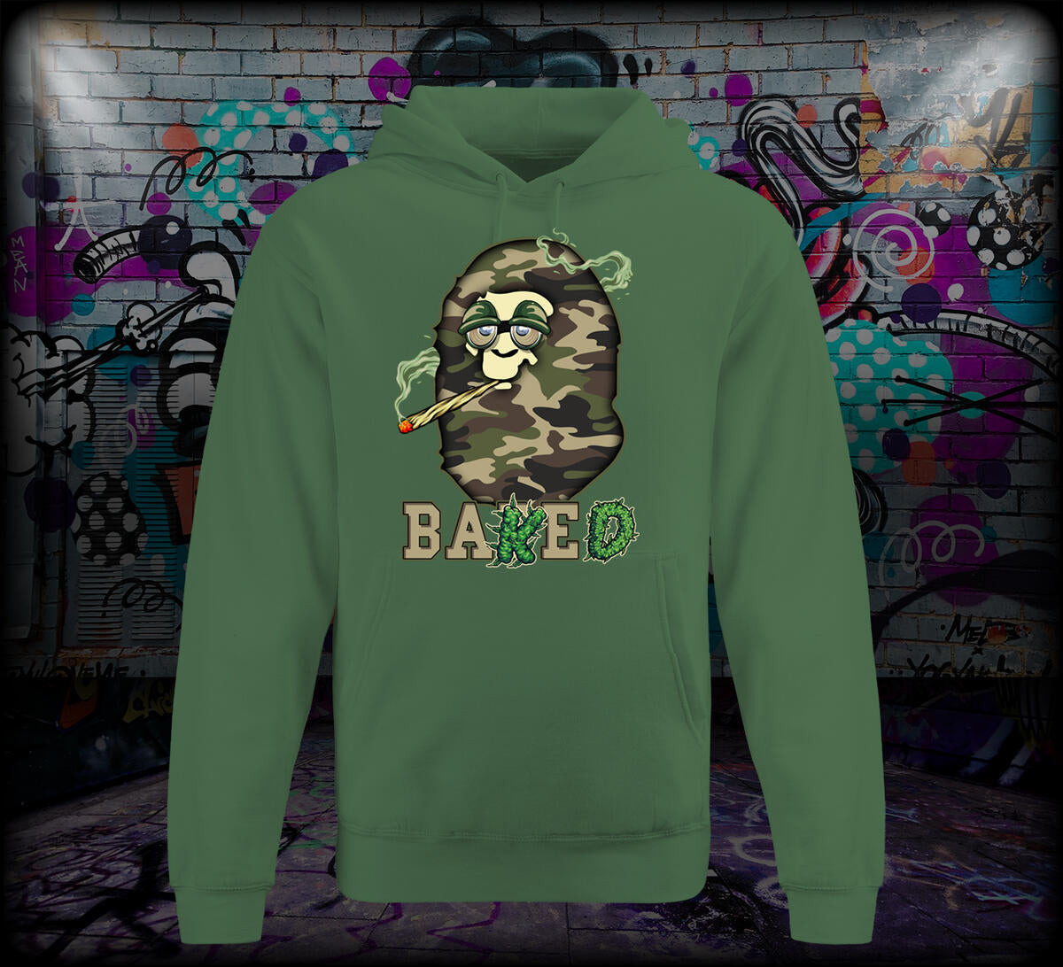 HOODIE BAKED CAMO GCH512