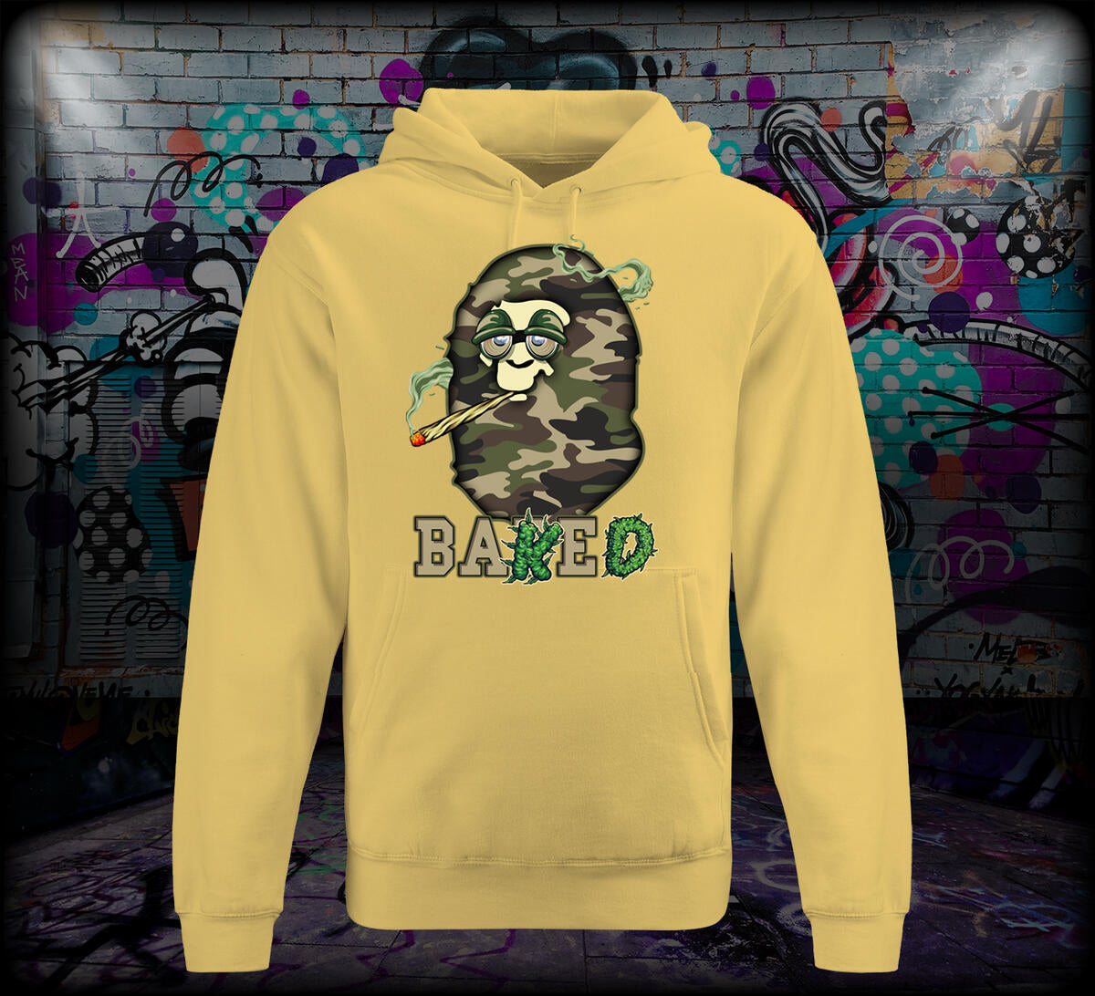 HOODIE BAKED CAMO GCH512