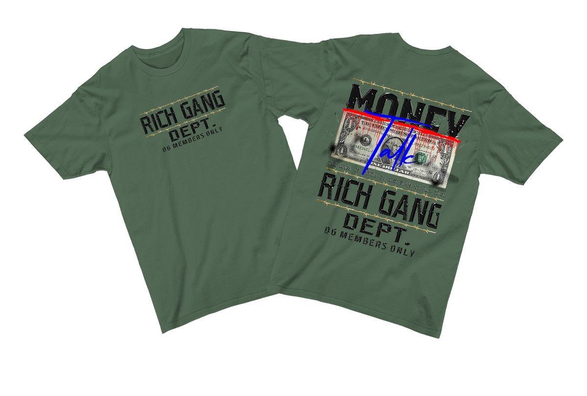 T-SHIRT RICH GANG MONEY GC556