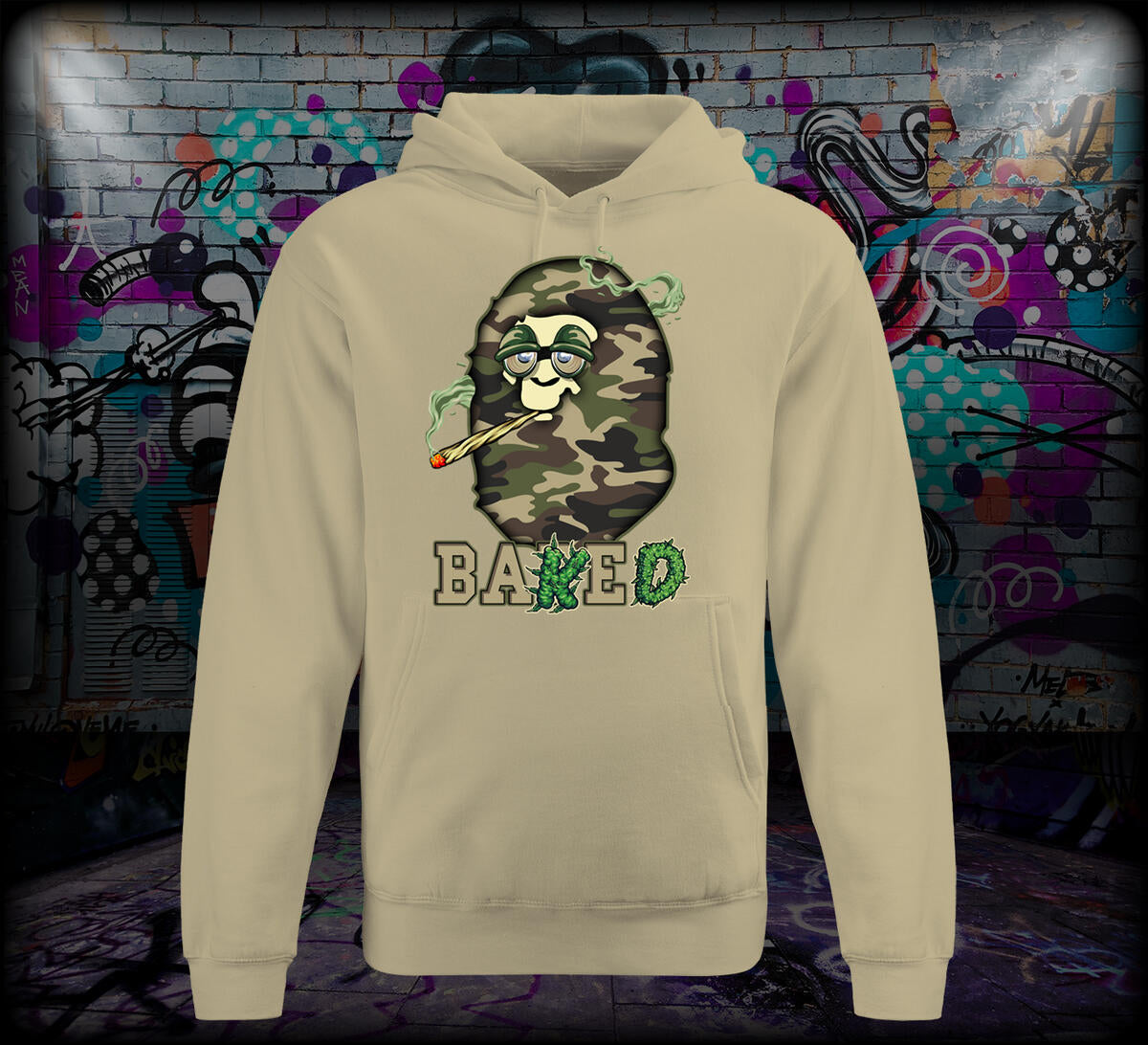 HOODIE BAKED CAMO GCH512